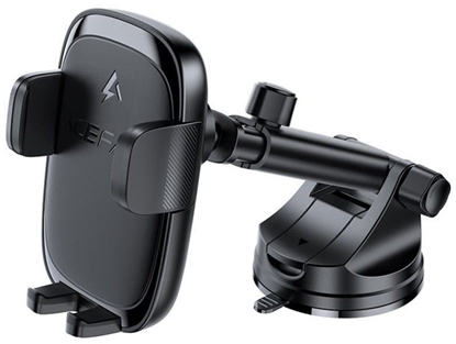 Изображение Acefast IN-CAR Phone Holder With 15W FAST Wireless Charger Black