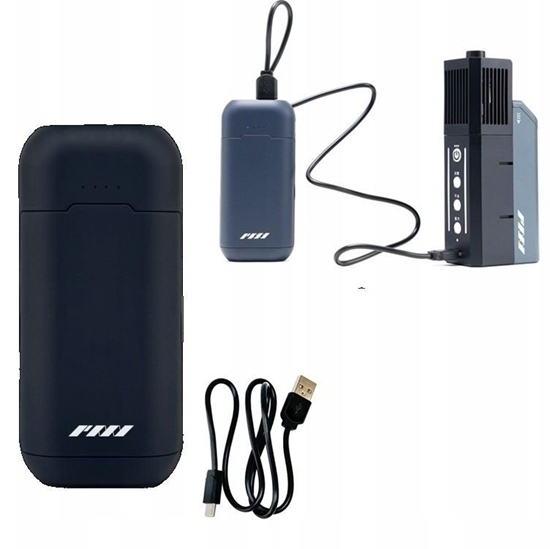Изображение adowarka P.M.I adowarka 2x 18650 + Powerbank Usb-c / Usb-a Do Smokeninja Pro I Smokegenie / Pmi 18650