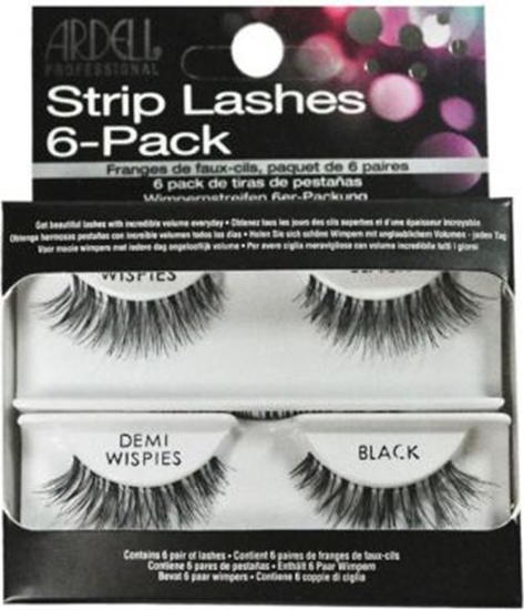 Изображение Ardell Strip Lashes 6-Pask (W) sztuczne rzsy Demi Wispies Czarne