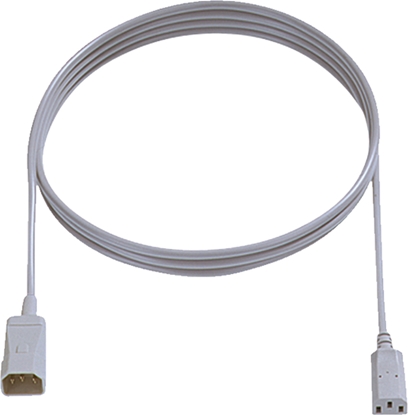 Picture of Bachmann Kaltgeräteverlängerung H05VV-F 3G0,75mm², C14 / C13, grau, 2 m