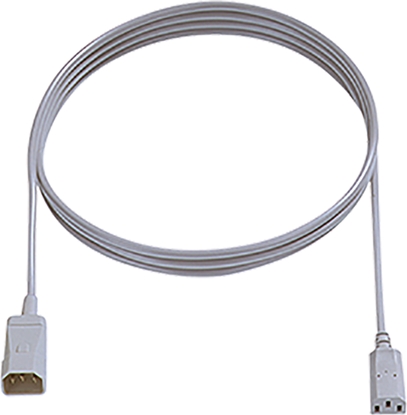 Picture of Bachmann Kaltgeräteverlängerung H05VV-F 3G1,0mm², C14 / C13, grau, 2 m