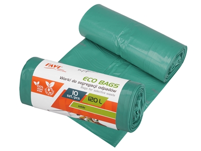 Attēls no Bags for selective waste - glass, 120 L, 10 pcs, 7.5 x 19.5 x 5, 00785, Simple Solution