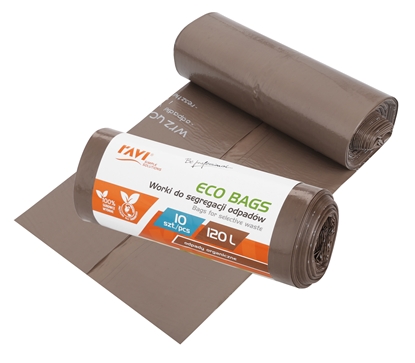 Attēls no Bags for selective waste - organic, 120 L, 10 pcs., 8 x 19.5 x 5, 00786, Simple Solution