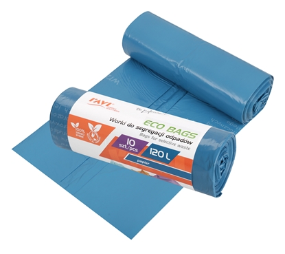 Attēls no Bags for selective waste - paper, 120 L, 10 pcs, 8 x 19.5 x 5, 00783, Simple Solution