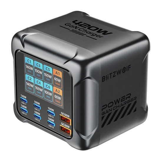 Изображение Blitzwolf BW-S33 420W Charger, 8 Ports