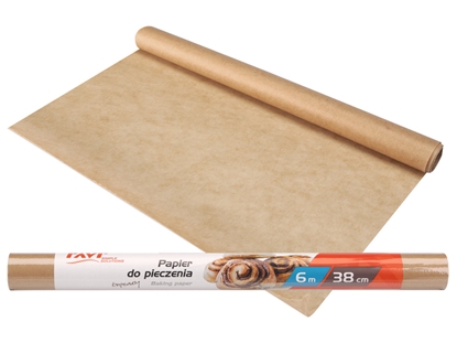 Attēls no Brown baking paper, 6 m x 38 cm in a roll, 3 x 37.5 x 3, 10393, Simple Solution