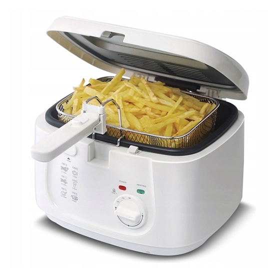 Picture of Deep fryer, 2.5L, 1800W, white, 6811, Kamille