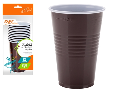 Attēls no Disposable hot drinks cups, 200 ml, 12 pcs, 13 x 7 x 30, 01314, Simple Solution