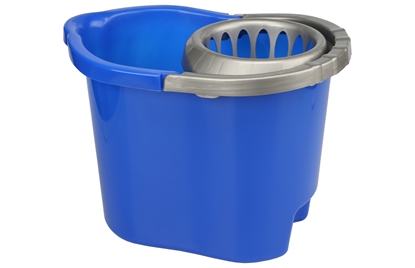Attēls no EASY blue bucket with silver wringer, 37 x 25 x 25.5, 51376, Simple Solution