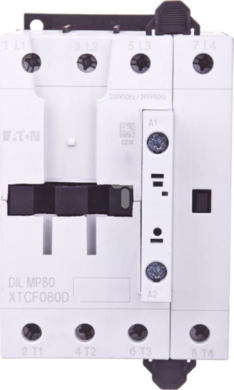 Изображение Eaton stycznik mocy 80A AC-1 4P 230VAC 0Z 0R DILMP80, 230V50HZ,240V60HZ (109884)