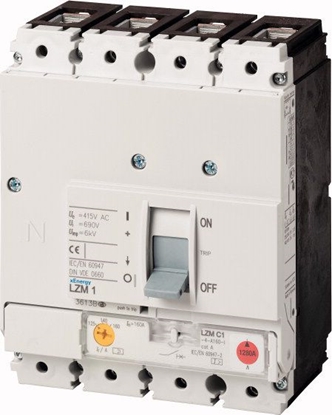 Picture of Eaton Wycznik mocy 4P 160A 36kA LZMC1-4-A160-I (111917)
