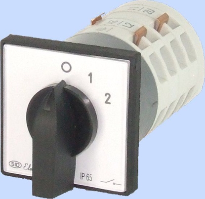 Picture of Elektromet cznik krzywkowy 0-1-2 5P 12A IP65 uk E12-32 (921232)