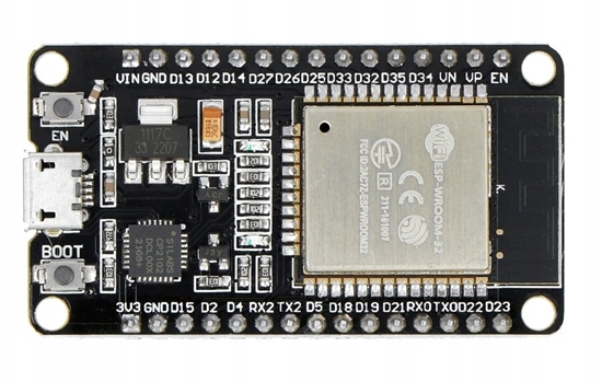 Изображение Espressif Oem ESP32 WiFi + BT 4.2 - platforma z moduem ESP-WROOM-32 kompatybilna z ESP32-DevKit