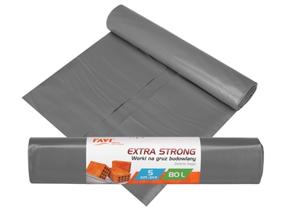 Attēls no EXTRA STRONG Garbage bags, 80l LDPE, 5pcs, 31.5 x 6 x 6, 00717, Simple Solution