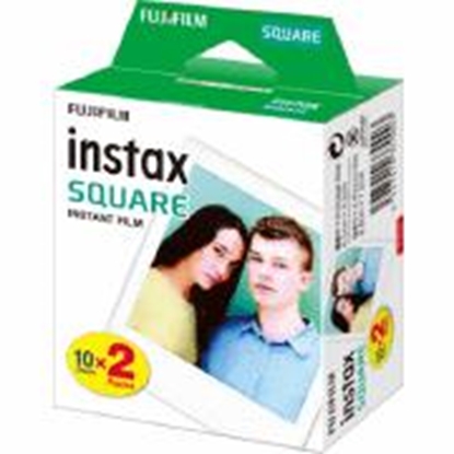 Attēls no FILM INSTANT COLOR INSTAX/SQUARE GLOSSY 2X10PK FUJIFILM