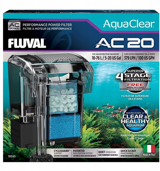 Picture of Fluval Filtr kaskadowy AC20 Power Filter, 18-76 L