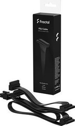Picture of Fractal Design Fractal Design SATA x4 Modular cable FD-A-PSC1-003 Flat UltraFlex cables