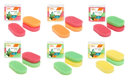 Attēls no FUJI dish sponges, 3 pcs, 11 x 6 x 8.5, 00567, Simple Solution