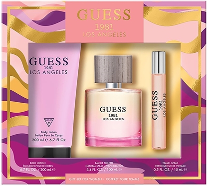 Attēls no Guess 1981 Los Angeles Woman Balsam Do Ciaa 200Ml + Woda Toaletowa 15Ml + Woda Toaletowa 100Ml