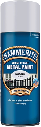 Изображение Hammerite Hammerite Glatlak - Silver - Spray - 400 ml.