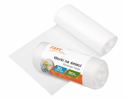 Attēls no HDPE Garbage bags, 20 L, 30 pcs., 11 x 4.5 x 4.5, 10713, Simple Solution