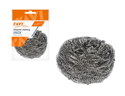 Attēls no INOX steel scourer, 18 g, 10 x 4 x 13, 00506, Simple Solution