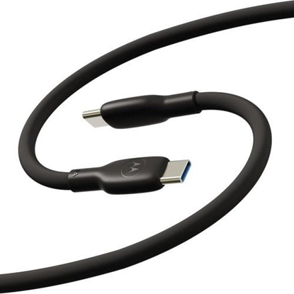 Изображение Kabel USB Motorola Motorola Silicone Cable C-C 5A 2m, Black