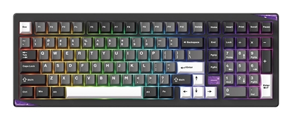 Attēls no KEYBOARD WRL GEM 02 VIA/BLACK/SIL. 6978414650828 AKKO