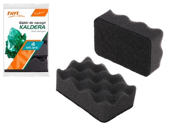 Picture of Kitchen sponges, 4 pcs, 10.7 x 6.2 x 15.5, 10507, Simple Solution