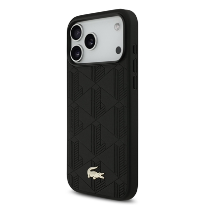 Picture of Lacoste PU Nomogramme Gold Logo MagSafe Case for Apple iPhone 17 Pro Max