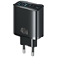 Attēls no Ładowarka sieciowa 40W 2xUSB-A 2xUSB-C czarna 