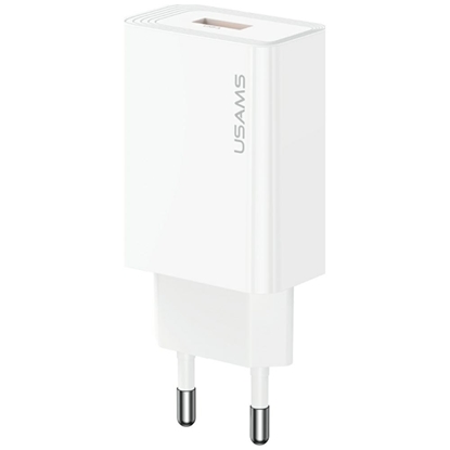 Attēls no Ładowarka sieciowa T69 18W USB-A biała 