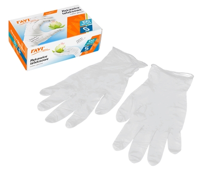 Изображение Latex powdered gloves S, 100 pcs, 12 x 7 x 20, 00956, Simple Solution