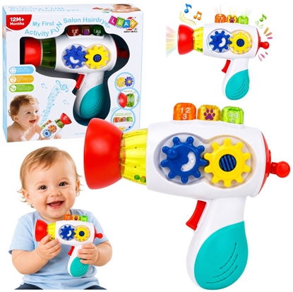 Изображение LeanToys Interaktywna Suszarka Dla Malucha wiata Dwiki Koa Zbate Kuleczki