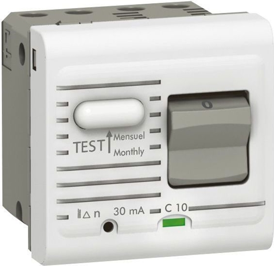 Изображение Legrand Wycznik rónicowo-prdowy 16A 10mA biay (077534)