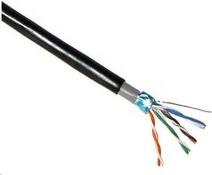 Picture of Lynx CS Kabel instalacyjny, Cat5E, drut, PVC, 305m, pe + PVC (LX-SLD-FTP5E-OUTDJ-BK)