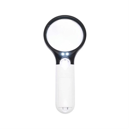 Picture of Lornetka Inne Lupa rczna podwietlana Lupa rczna LR-4 75mm, 3x 22mm, 45x z podwietleniem LED /312774/
