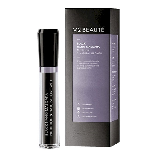 Picture of M2 Beauté Black Nano Mascara Nutrition & Natural Growth Sample 1,5 ml