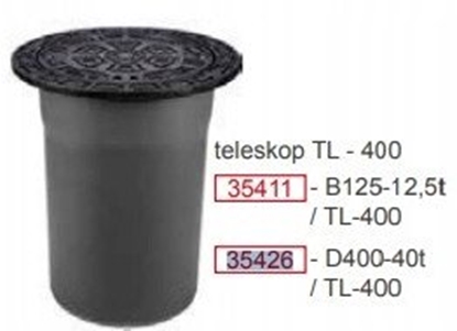Attēls no Magnaplast TELESKOP TL D400-40T DO RWK 425 35426 - 35426