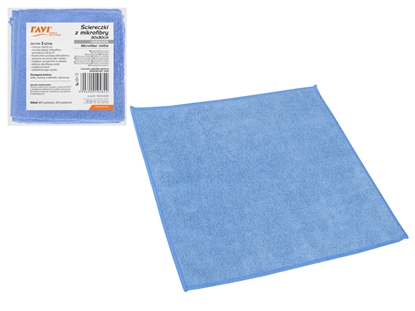 Изображение Microfiber cloths, 30x30 cm, blue, 17 x 3 x 18, 10482, Simple Solution