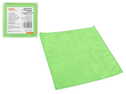Изображение Microfiber cloths, 30x30 cm, green, 17 x 3 x 18, 10481, Simple Solution