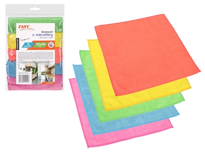 Attēls no Microfibre wipes, set 5 pcs, 17.5 x 4 x 26, 10442, Simple Solution