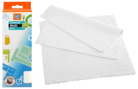 Picture of MULTI microfiber cloths, 12 pcs. box, 8 x 6 x 24, 10436, Simple Solution
