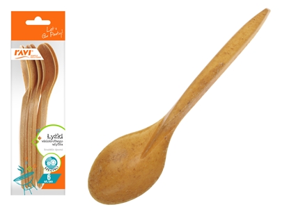 Изображение NJ Reusable spoons, 6 pcs., 2 x 6 x 20, 81327, Simple Solution