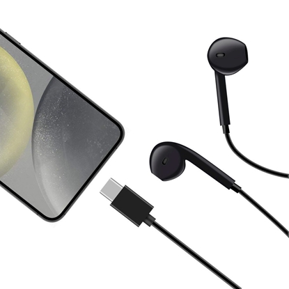 Attēls no OBAL:ME Wired Earphones USB-C / black