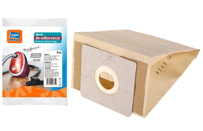 Изображение Philips P15 paper vacuum cleaner bags 5 pcs., 20 x 2 x 30, 20375, Simple Solution