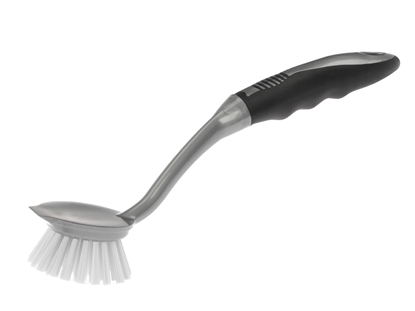 Изображение PLATINUM dish brush, silver, 6 x 7 x 28, 51342, Simple Solution