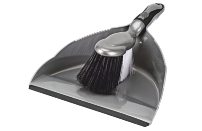 Изображение PLATINUM dustpan & brush, silver, 22.8 x 8 x 33, 51363, Simple Solution