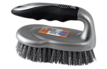 Изображение PLATINUM Iron-shaped brush, silver, 10 x 7.5 x 15, 51354, Simple Solution