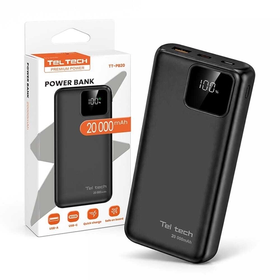 Изображение Powerbank Teltech TT-PB20 20000mAh Czarny